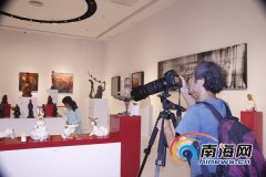 第二屆海博會(huì)開設(shè)當(dāng)代藝術(shù)展覽 市民游客逛展“熱”